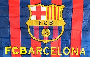 バルセロナ　チームフラッグ Amazon | FCバルセロナの旗 | F.C. Barcelona | フラッグ・ペナント
